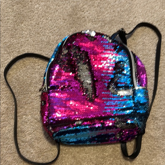 Capelli of New York Handbags - Sequin Multicolor Backpack